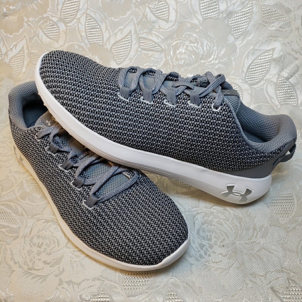 NWOT Grey Under Armour Shoes